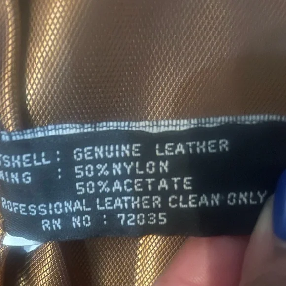 Adler Collection Vintage Leather Coat with Fur Collar Size M  Pre-Loved - Picture 3 of 12